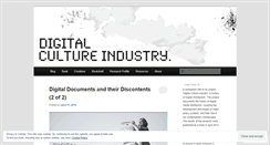 Desktop Screenshot of digitalcultureindustry.com